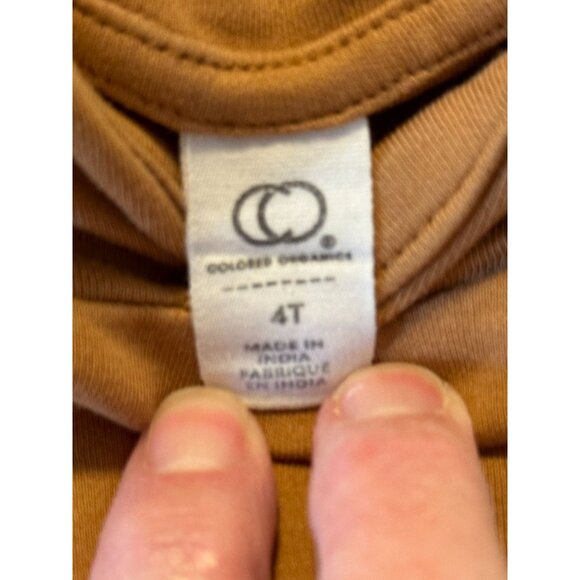 Colored Organics unisex 4T organic cotton ginger Madison long sleeved pullover s - Picture 5 of 16